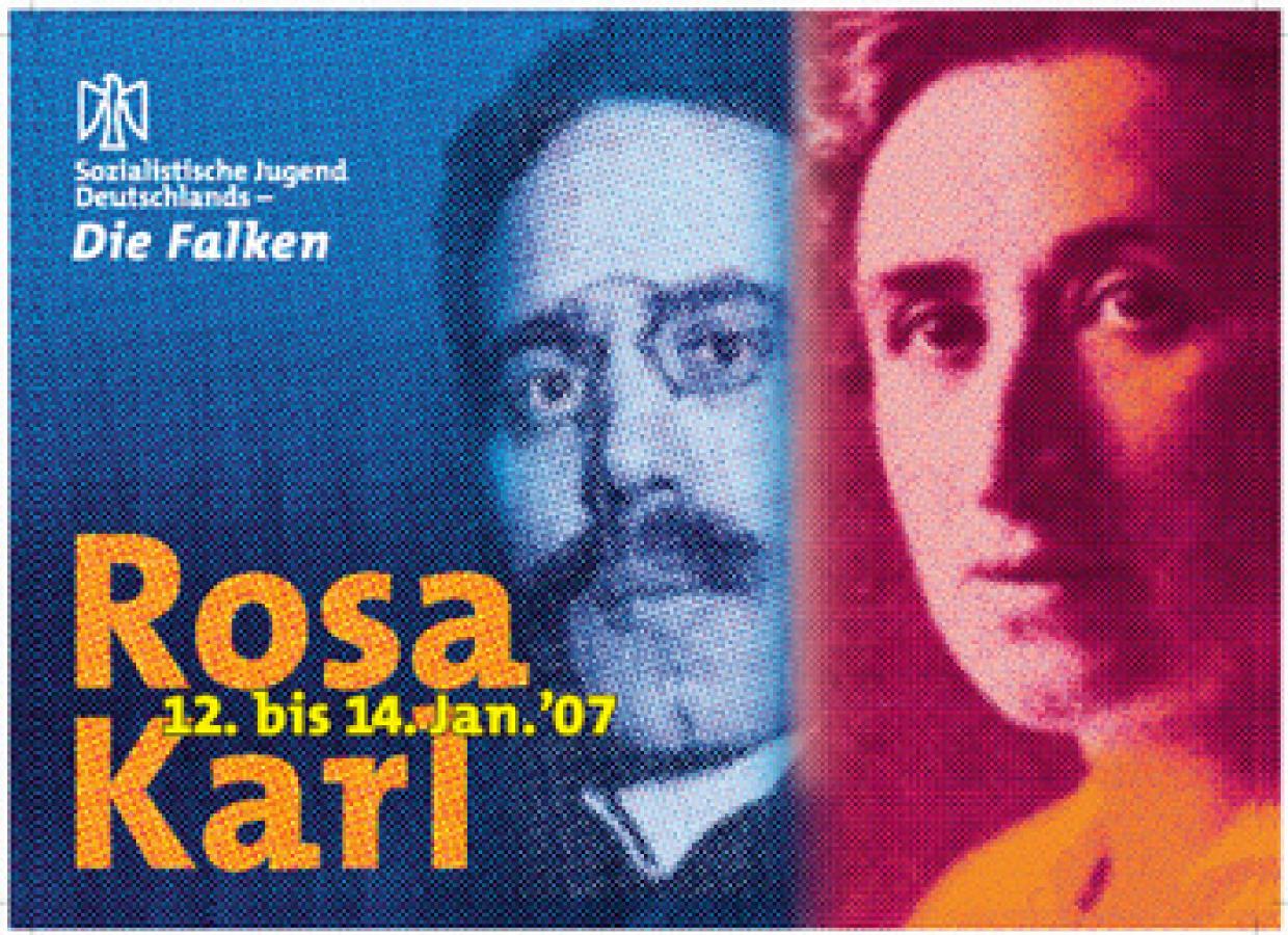 Rosa Luxemburg und Karl Liebknecht