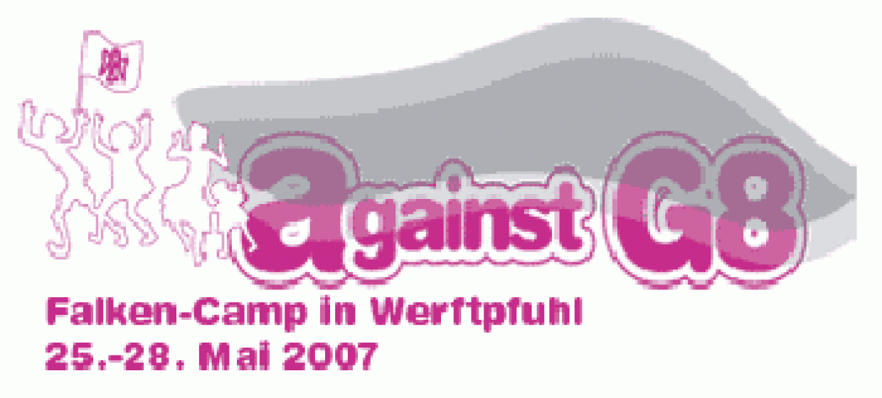 AgainstG8-Jugendcamp der Falken am Pfingstwochenende