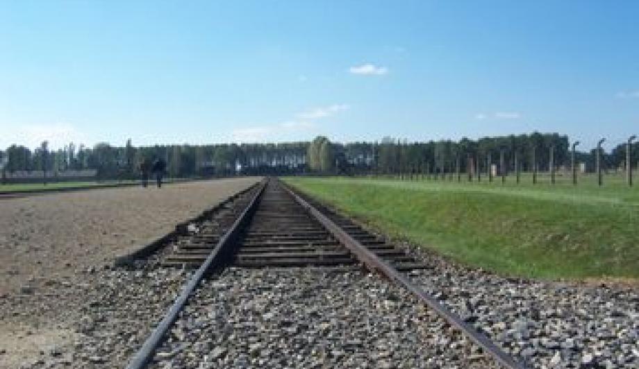 Bedrückende Weite in Auschwitz